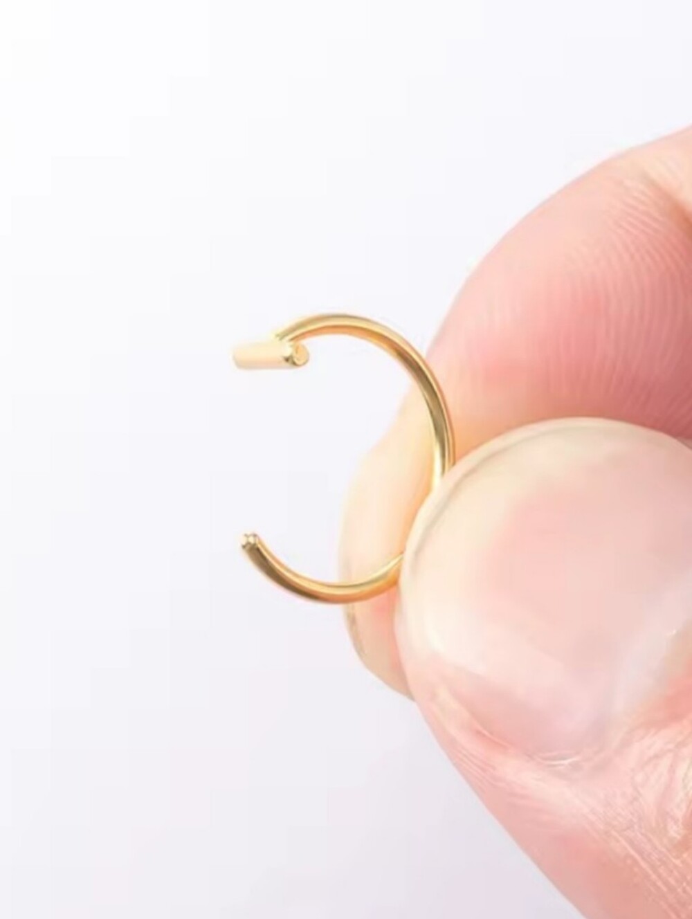 Faux Lip Ring Clip On Lip Ring